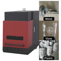 Máquina de Grabado Láser de Fibra CKMACHINE 20W 30W 60W JPT CNC para Botellas de Vidrio y Vasos de Plástico