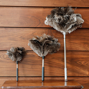 Kính thiên văn lông khăn lau bụi cho hộ gia đình tĩnh điện Bụi Quét đà điểu lông bụi loại bỏ Trần Công cụ làm sạch - Product Image 1