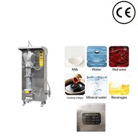 Machine d'emballage automatique multi-usage pour cartons et sachets de liquides (sauces, huiles, jus) 150-500ml, en plastique, garantie 1 an