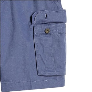 2023 meilleure qualité hommes coton Cargo Shorts solide motif entraînement décontracté Streetwear Biker Style poches 100% coton Bangladesh - Product Image 5