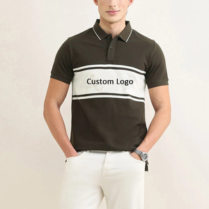 Men's Formal 100% Cotton Breathable Short Sleeve for Shirt for Summer, OEM ODM Custom Logo High Quality Polo Shirts for Men