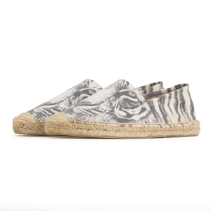 Classic Tiger Head Embroidery <strong>Canvas</strong> <strong>Espadrilles</strong> - Low Price Summer Casual Flat Shoes for Men and Women Fashion - Product Image 3