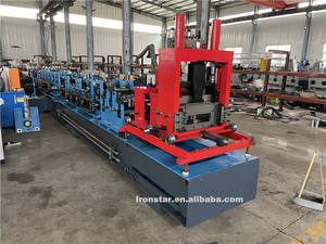 IRON STAR Hot Sale Voll automatische <span class=keywords><strong>C</strong></span>-und Z-Pfettenstahl-Kaltwalzform maschine Preis - Product Image 2