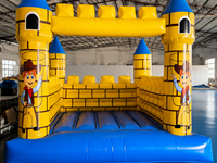 Structure gonflable commerciale pour enfants, idéale pour parcs d'attractions, fêtes foraines, événements, vente en gros, conception de logo personnalisée