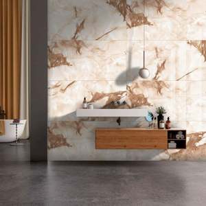 Azulejos vitrificados esmaltados para interiores de pared y suelo de diseño de lujo, azulejos decorativos de porcelana dorada de 60x120 CM a precio de lote - Product Image 5