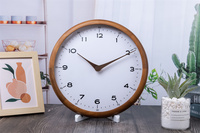 Jam Dinding Kayu Pinus Buatan Tangan Dial Kosong Dekorasi Minimalis Modern Jam Dinding Kayu Sublimasi