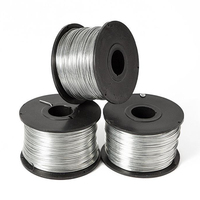 Fil de ligature électrogalvanisé en bobine avec pliage pour machine à lier les barres d'armature