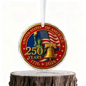 Colgante Acrílico Conmemorativo del 250 Aniversario, Nueva Campana Patriótica Decorativa para el Hogar, Novedad Creativa - Product Image 3