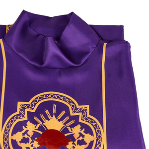 Casula da Sacerdote Celebrante Paramento Vintage Veste Abito Mantello Tonaca Paramento Bianco Rosso <span class=keywords><strong>Verde</strong></span> Uomo Prete Monaco Mantello Religioso - Product Image 5