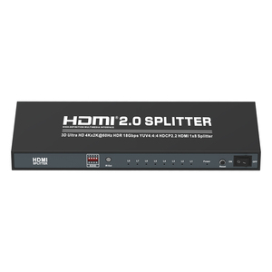 4K 60Hz 1x8 HDMI 2.0 splitter 1 trong 2 ra 4K @ 60Hz 8 cổng HDMI Splitter HDCP 2.2 HDR với IR mở rộng và EDID kiểm soát - Product Image 3