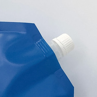 Pochette souple verticale de 3000 ml avec bec verseur et poignée, imprimée par gravure, résistante à la corrosion et recyclable, pour liquide lessive