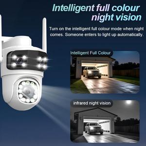 Hot bán 4 mét ống kính Dome GUN-Ball liên kết không dây <span class=keywords><strong>wifi</strong></span> ngoài trời an ninh <span class=keywords><strong>Camera</strong></span> giám sát với phát hiện chuyển động tầm nhìn ban đêm - Product Image 5