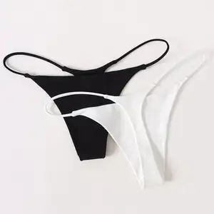 Womens Sexy High Cut G-String Briefs Bikini Underwear Thongs Panties  Lingeries