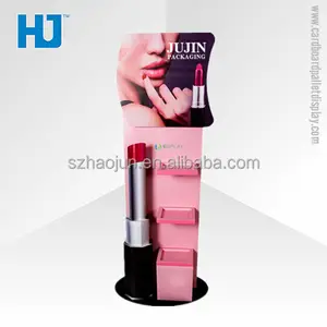 Tùy chỉnh Pop Up Hiển Thị Các Tông Kệ cho Nhà Cung Cấp Trang Điểm Quảng Cáo Hiển Thị Đứng cho Son Môi