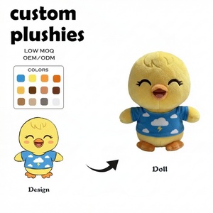 Produttore di Giocattoli in Peluche Personalizzati, Mini Pulcino con Maglietta a Tema Fulmine e Nuvola, Regali a Tema Foresta, Animali di Peluche Personalizzati <span class=keywords><strong>Among</strong></span> <span class=keywords><strong>Us</strong></span> - Product Image 1