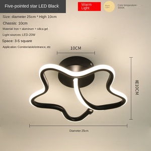 Simple Modern 30W LED Ceiling <b>Light</b> 4000K CCT PVC Body Acrylic <b>Cover</b> <b>for</b> Home Office Interior Living Room Bedroom <b>for</b> Villas - Product Image 5