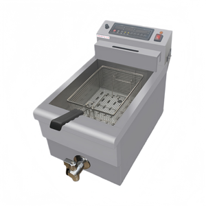 Équipement de cuisine domestique : Friteuse électrique de haute qualité de 12 L avec double filtre en acier inoxydable et température réglable - Product Image 6