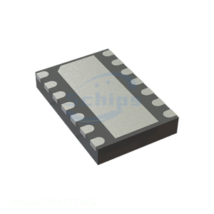 Fusible Electrónico IC de 12 WFQFN con Contacto Expuesto, Componente Electrónico 12WQFN, Chip de Gestión de Energía (PMIC) NIS6452MT1TWG, en Existencia - Product Image 1