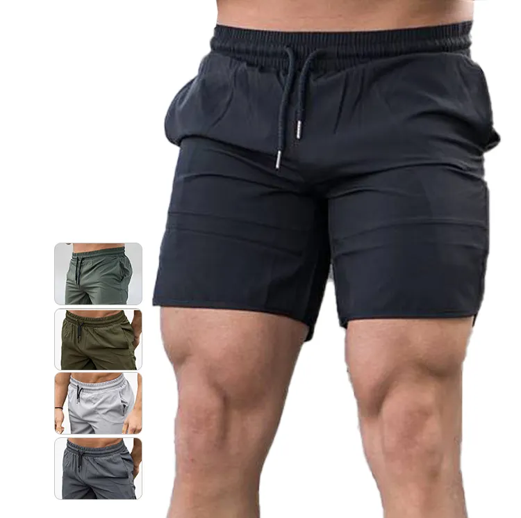 Großhandel Hochwertige Sportswear Männer Plain Cotton Jogger Kurze Hosen Custom Fitness Running Workout Shorts Hosen