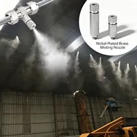 Système de brumisation industriel en acier inoxydable haute pression 100 bars, pulvérisateur de brouillard électrique télécommandé pour la construction extérieure et le refroidissement anti-poussière