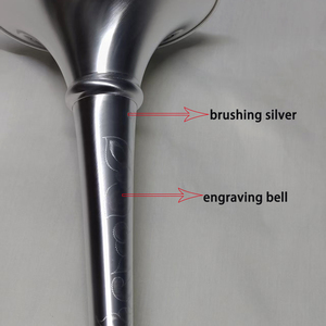 Trombone Ténor Professionnel en <span class=keywords><strong>Laiton</strong></span> Rose avec Cloche Détachable pour Professeur - Product Image 6