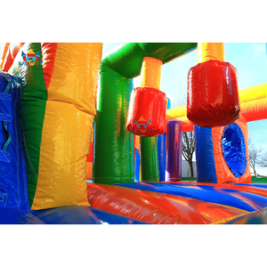<span class=keywords><strong>Castillo</strong></span> Inflable Personalizado con Diseño de Panda, Combo de <span class=keywords><strong>Castillo</strong></span> Inflable con Soplador para Negocios de Alquiler - Product Image 4