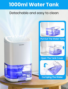 Mini <span class=keywords><strong>deshumidificador</strong></span> ayuda con el secado de <span class=keywords><strong>ropa</strong></span> eliminación rápida <span class=keywords><strong>deshumidificador</strong></span> de humedad Oficina interior con práctico fácil de llevar 350ML/D - Product Image 5