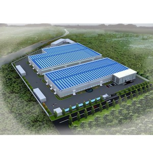 Xây dựng nhà xưởng Kết Cấu Thép đúc sẵn 500 mét vuông cho các nhà máy thực phẩm - Product Image 5