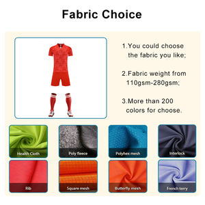 Ensemble d'uniformes de football personnalisés avec logo d'équipe, service OEM, 100% polyester, séchage rapide, respirant, col rond, blanc et violet, été - Product Image 4