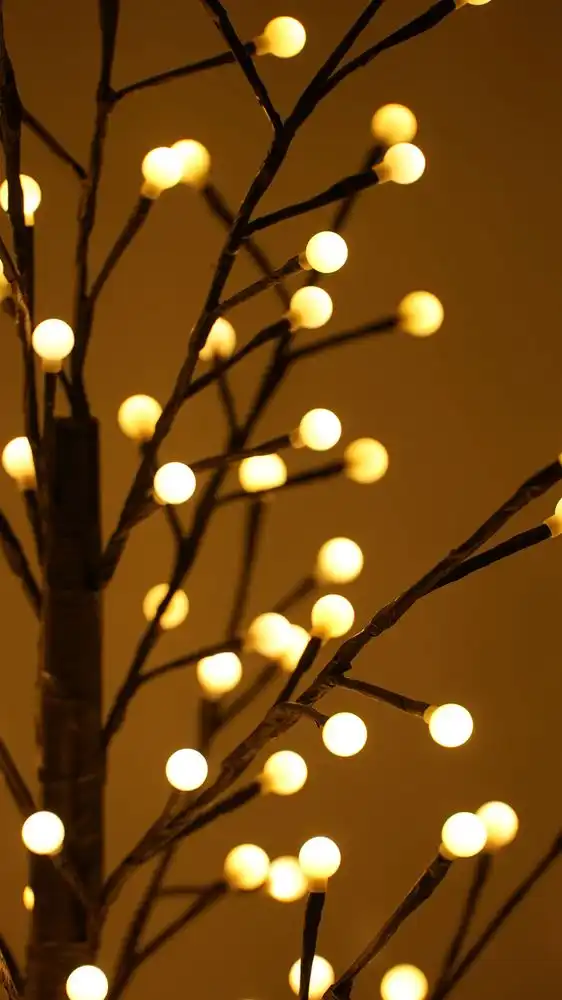 80cm Fabrik direkt künstliche LED Silber Birke Baum Licht nach Hause Weihnachts dekoration Licht