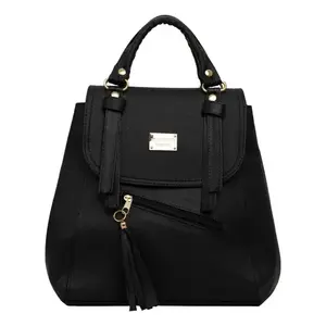 Sac à dos mini pour femme Fana Keyla en cuir PU noir 15L antivol, tendance et élégant pour l'université - Product Image 1