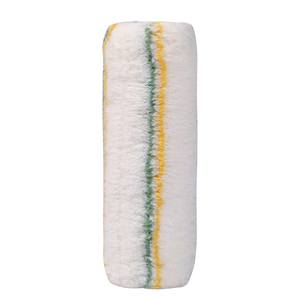Rouleau de peinture industriel DIY de 10 pouces, haute qualité, rayures jaunes et vertes, en polyamide, personnalisable, support OEM, poils de 18 mm - Product Image 3