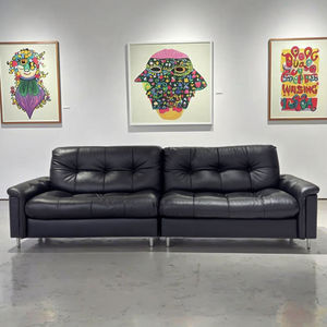 <span class=keywords><strong>Bauhaus</strong></span> Mittelalter liches Leders ofa Kleine Wohnung Gerade Linie Drei-Personen-Wohnzimmer Retro-<span class=keywords><strong>Sofa</strong></span> - Product Image 3