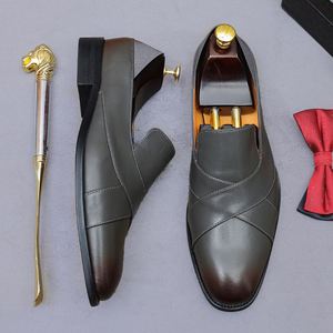 Chaussures Mocassins Homme Luxe Originales 2025 – Style Italien, Fabrication Artisanale, Bout Carré, Respirantes et Légères – Idéales pour le Bureau et la Carrière - Product Image 6