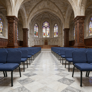 Fauteuil d'Église en Métal Entièrement Utilisé et Personnalisé pour Auditorium – Fourniture Directe Usine - Product Image 2