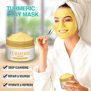Maschera di fango di <span class=keywords><strong>argilla</strong></span> curcuma biologica <span class=keywords><strong>naturale</strong></span> <span class=keywords><strong>per</strong></span> la pulizia del <span class=keywords><strong>viso</strong></span> maschera di fango stick maschera di fango sbiancante professionale <span class=keywords><strong>per</strong></span> l'acne - Product Image 2