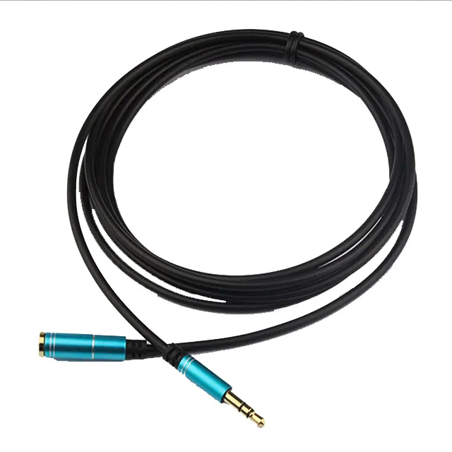 3.5mm Male To Female M/F Stereo Headphone Extension Aux Audio Cable Cord