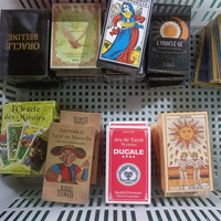 Jeu de Tarot de Divination Française, Cartes Oracle, Affirmation Éco-Positive, Jeu de Tarot de Marseille en Papier avec Guide, Idéal pour un Cadeau