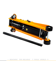 Cric hydraulique horizontal robuste de 2,5 tonnes à profil bas pour voiture, outil de réparation portable pour berlines et SUV