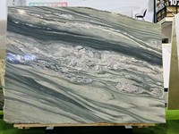 GOLDTOP Luxuriöse Polierte Grüne Quarzit-Marmorfliesen mit Smaragd-Aderung für Modernes Design Innen-/Außenbereich Wasserfallinseln