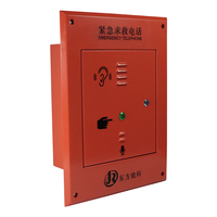 J & R JR-ETS-01 à l'intérieur mur intégré Tunnel SOS appel d'urgence téléphone colonne pilier chaussée multi-réseau interphone filaire