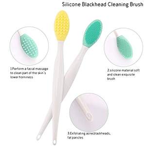 Cepillo de silicona Exfoliante para labios, herramienta de belleza de limpieza suave de doble cara para piel y labios, colores surtidos - Product Image 4