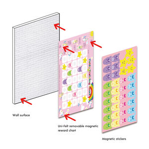 Autocollant de <span class=keywords><strong>tableau</strong></span> de corvée <span class=keywords><strong>magnétique</strong></span> auto-adhésif effaçable à sec pour enfants - Product Image 5
