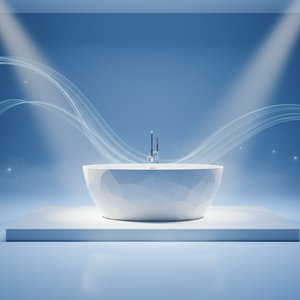 <span class=keywords><strong>Baignoire</strong></span> ovale autoportante en acrylique <span class=keywords><strong>de</strong></span> luxe pour bains relaxants en intérieur <span class=keywords><strong>dans</strong></span> les hôtels et les villas ou <span class=keywords><strong>baignoire</strong></span> domestique combinée douche - Product Image 5