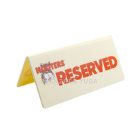Support de plaque de nom de bureau en acrylique PMMA avec logo personnalisé, 5x3, horizontal, incliné, panneau de signalisation