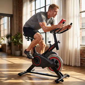 Bicicleta de Ejercicio <span class=keywords><strong>para</strong></span> el Hogar, Equipo de Gimnasio Doméstico, Bicicleta Deportiva con Capacidad de 100 kg, Resistencia Magnética, Hierro - Product Image 1