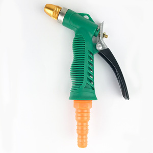 Pistolet de lavage de voiture en plastique vert haute pression avec buse en cuivre pour usage domestique et jardin - Product Image 1