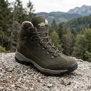 Meindl Ohio 2 GTX Waterproof Safety <b>Hiking</b> <b>Boots</b> Men's Size 43-9 Mahogany Leather - Product Image 3