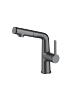Robinet de lavabo de salle de bain extractible en or brossé, 3 modes de jet, mitigeur monocommande eau chaude et froide, robinet de lavabo moderne