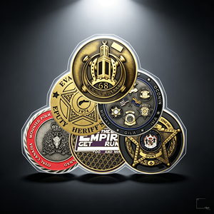 Moneda de Reina Personalizada con Color en Relieve, Proveedor de Oro, Productos Nuevos - Product Image 1